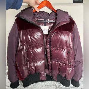Moncler jacket - women’s size 3 (fits XL) maroon